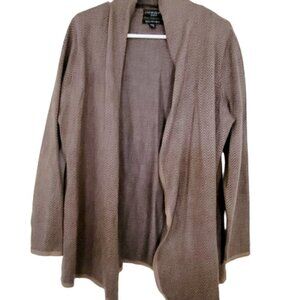 Cynthia Rowley merino wool  blend long open cardigan